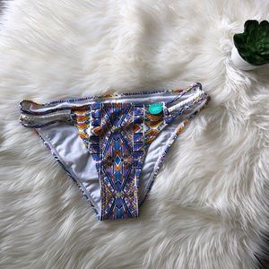 F21 Tribal print bikini bottoms